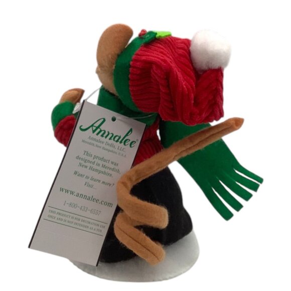NWT ANNALEE DOLLS 6" Snow Fun Snowball Fight Mouse 610819 Christmas 2020 Posable - Picture 3 of 4